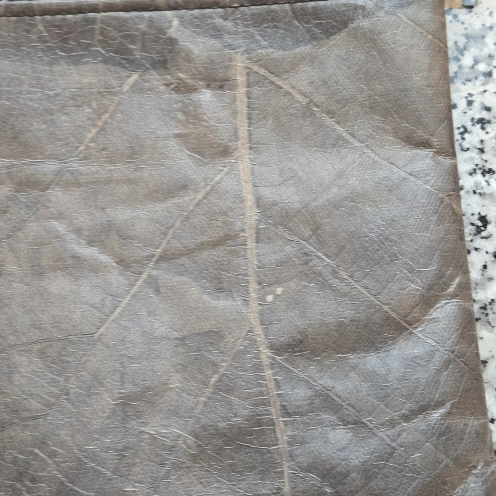 ​Sustainable Leaf Leather Tech Sleeve / Oversized Clutch